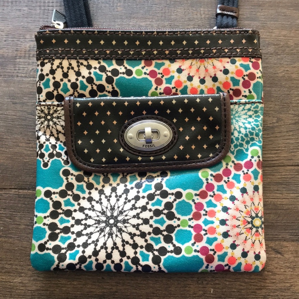 Fossil Key-Per Purse Cross Body Bag
